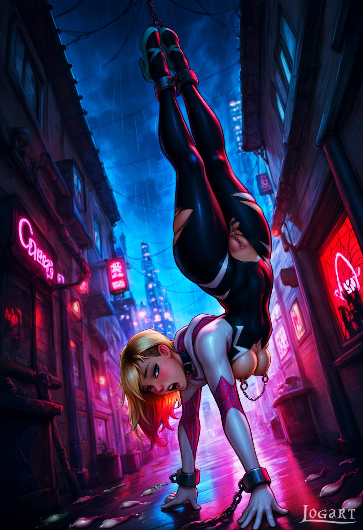 Gwen Stacy - sticky web 21